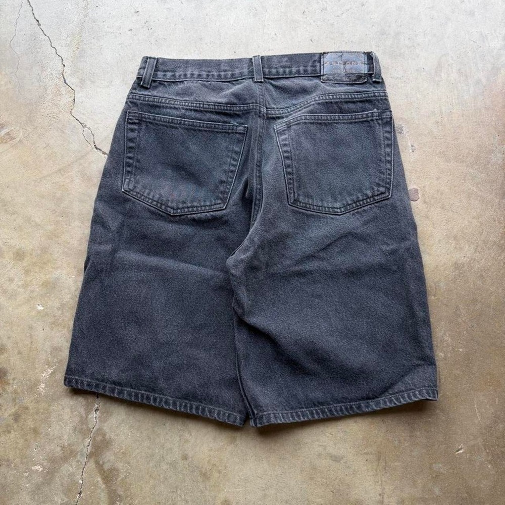 Vintage y2k Black denim shorts